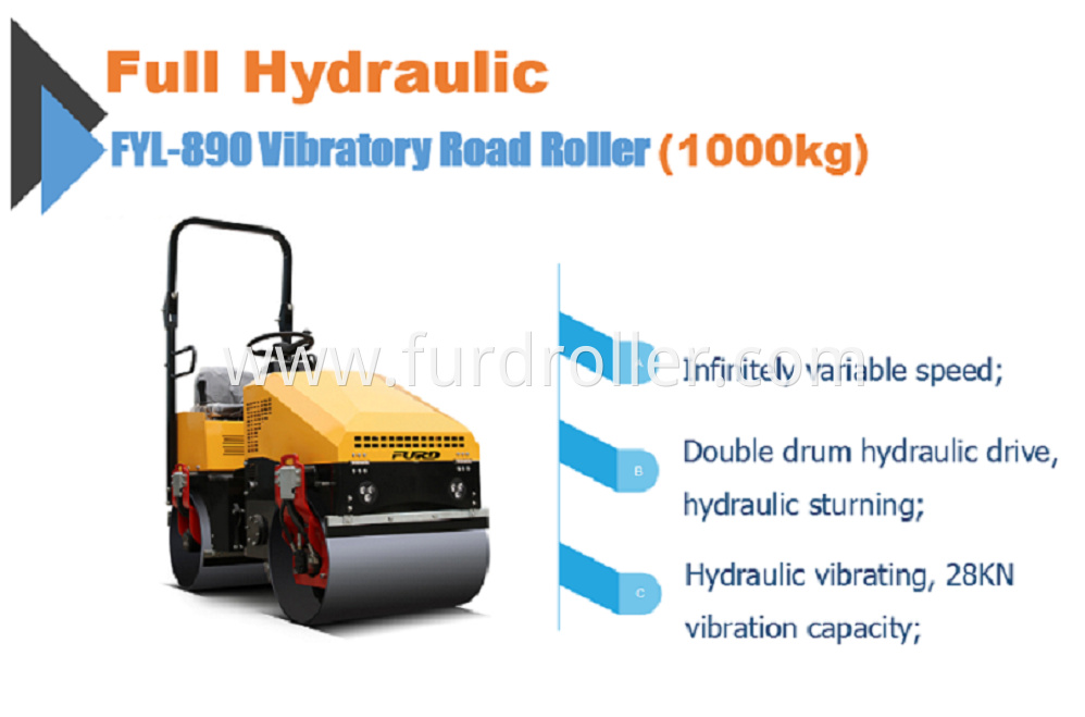 Smooth Drum Roller Compactor